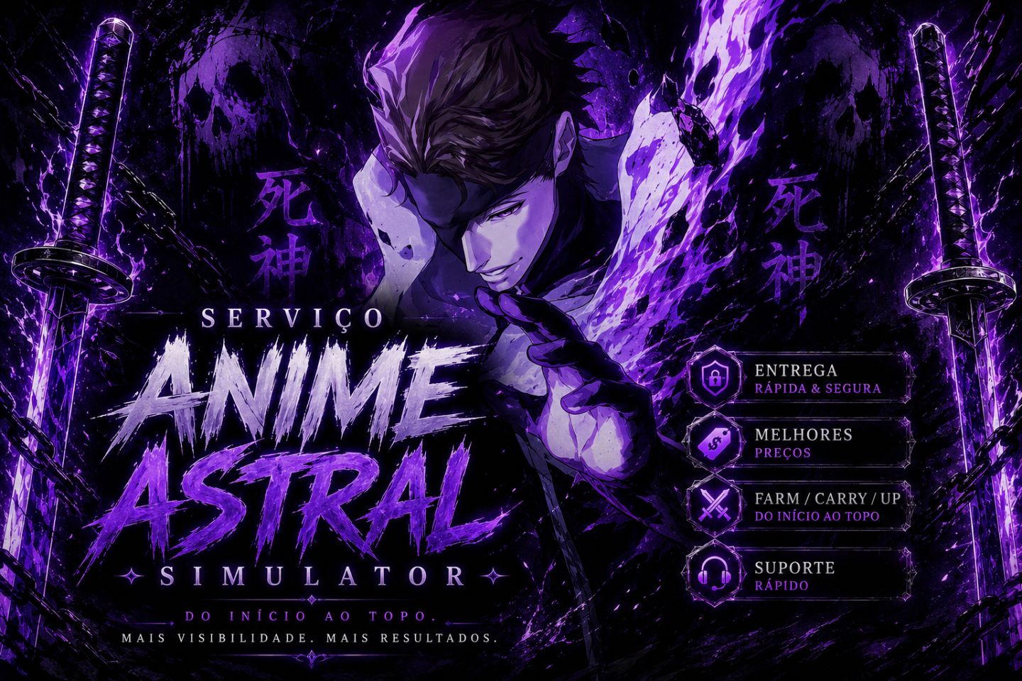Anime Astral Serviços Upd world 25
