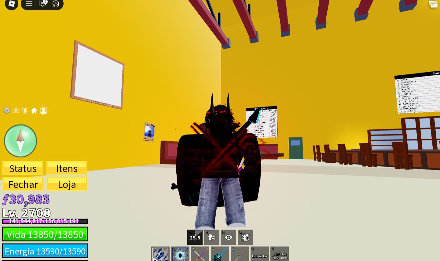 CONTA DE ROBLOX PERFEITA COM SKINS FOCADA EM BLOX FRUIT MAIS UPANDA EM 1000+ JGS