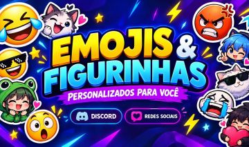 CRIAÇÃO DE EMOJIS E FIGURINHAS PERSONALIZADAS