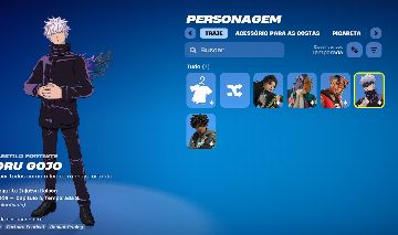 Conta Fortnite Gojo + Trace + Era + Rian [Full Acesso]