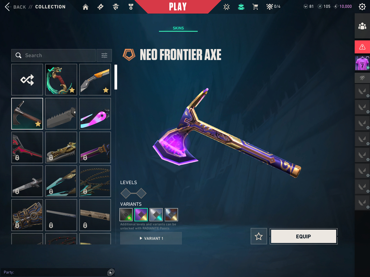 CONTA VALORANT 900 GASTOS, COM MUITAS SKINS BOAS