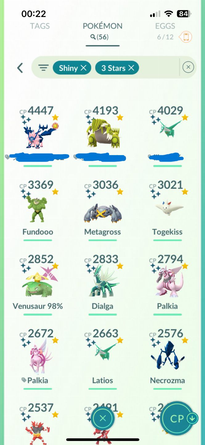 Conta Pokémon GO Level 48 Alteração de Nick Disponível