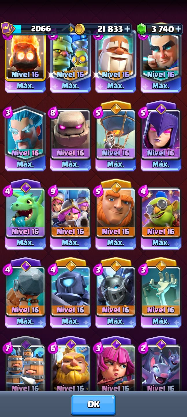 CONTA TOP CLASH ROYALE!!!