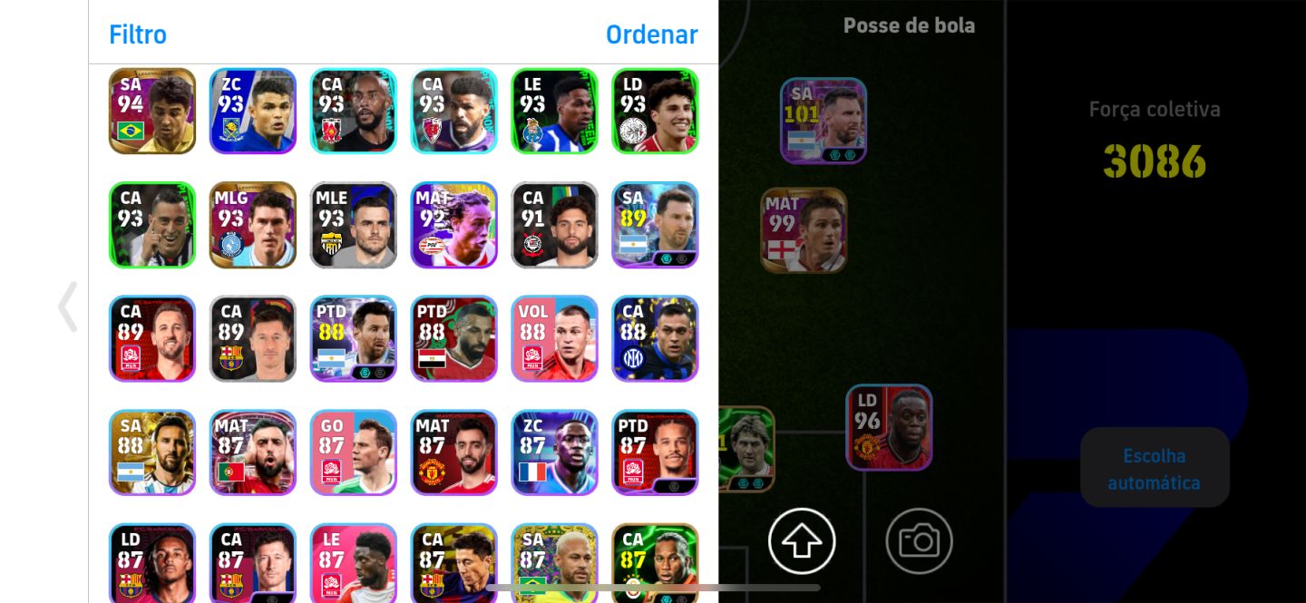 Pra sair rápido 3 contas efootball por 170