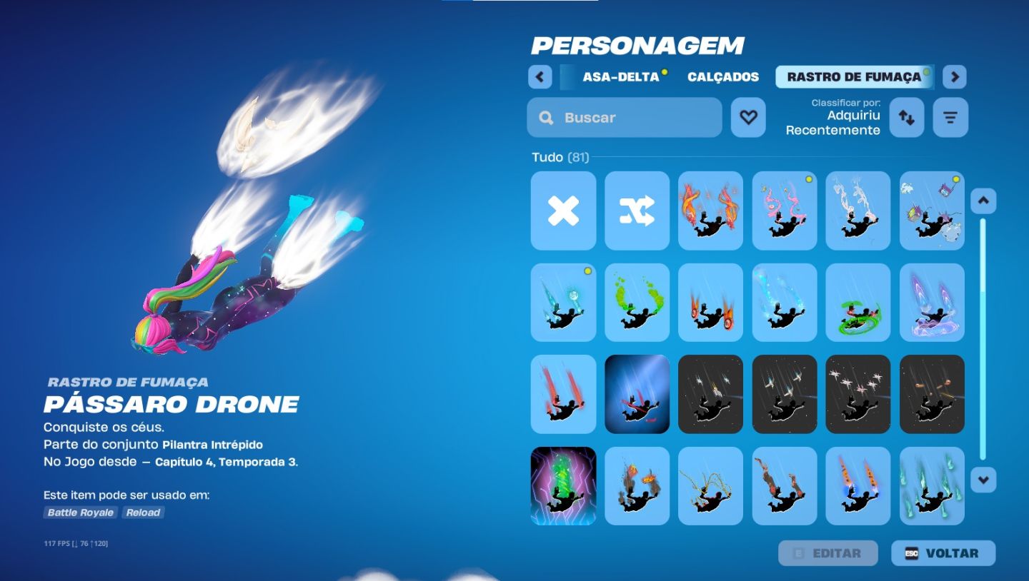[VENDA] CONTA FORTNITE RARA + EPIC FULL COM JOGOS - 105 SKINS + GALÁXIA OG