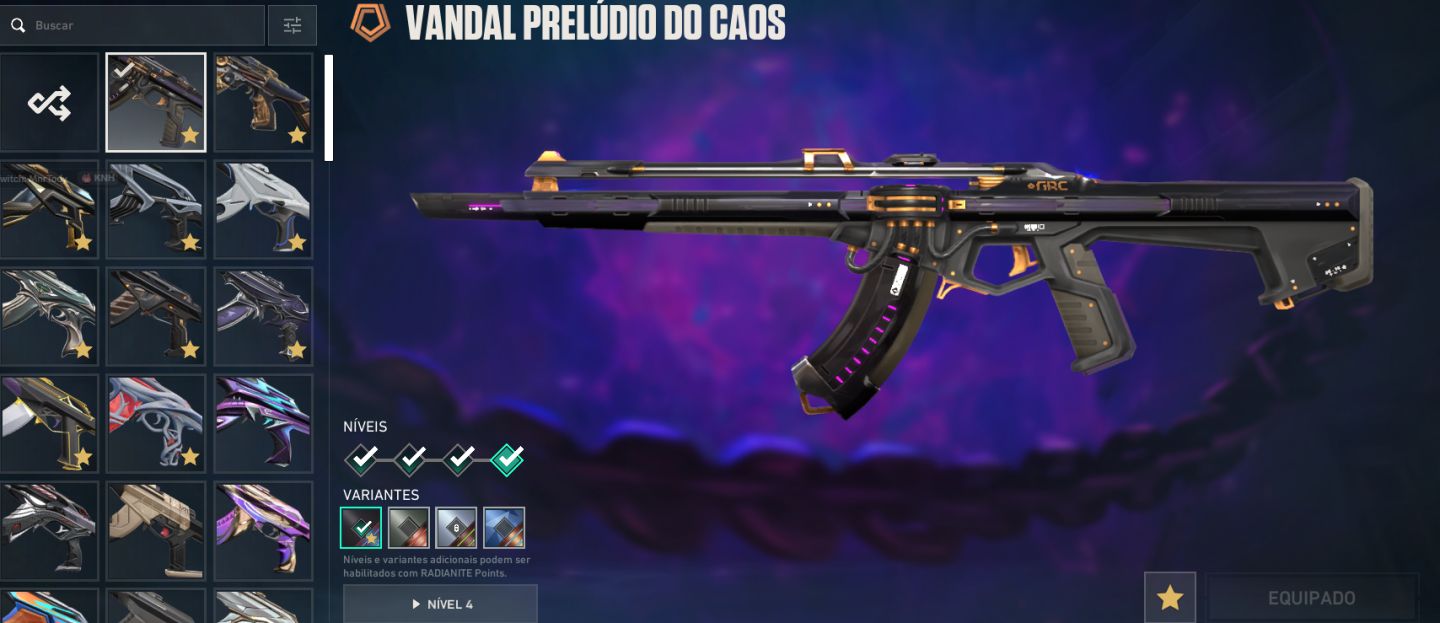 CONTA DE VALORANTO LOTADA DE SKINS (AS QUE MAIS PEGAM)