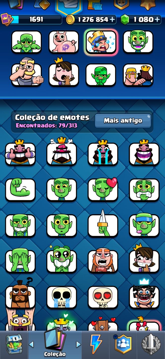 Conta clash royale 13200 trofeus