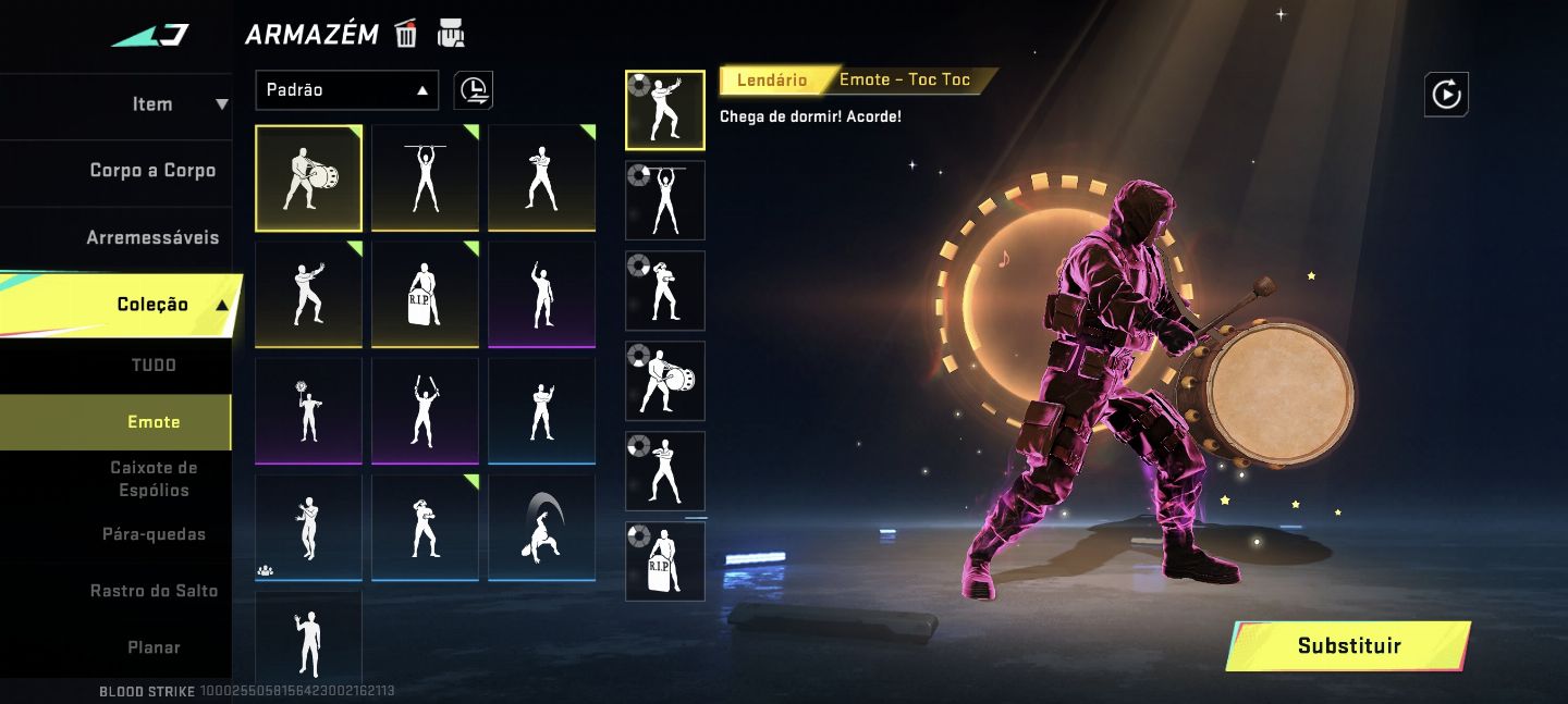 Conta de Blood Strike Nível Alto, Skins Raras e Rank elevado e Itens Esclusivos