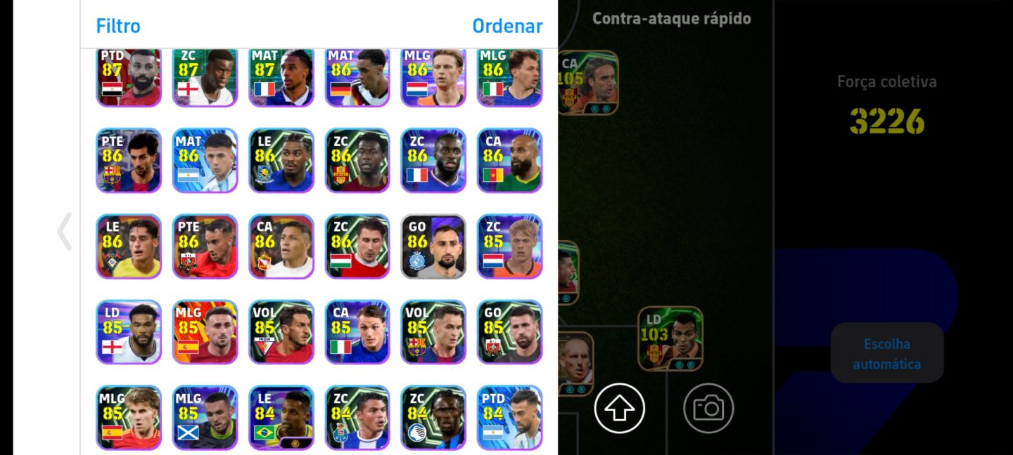 Conta efootbal 3226, ótima conta pra quem pegar 1 divisão, conta boa e Barata...