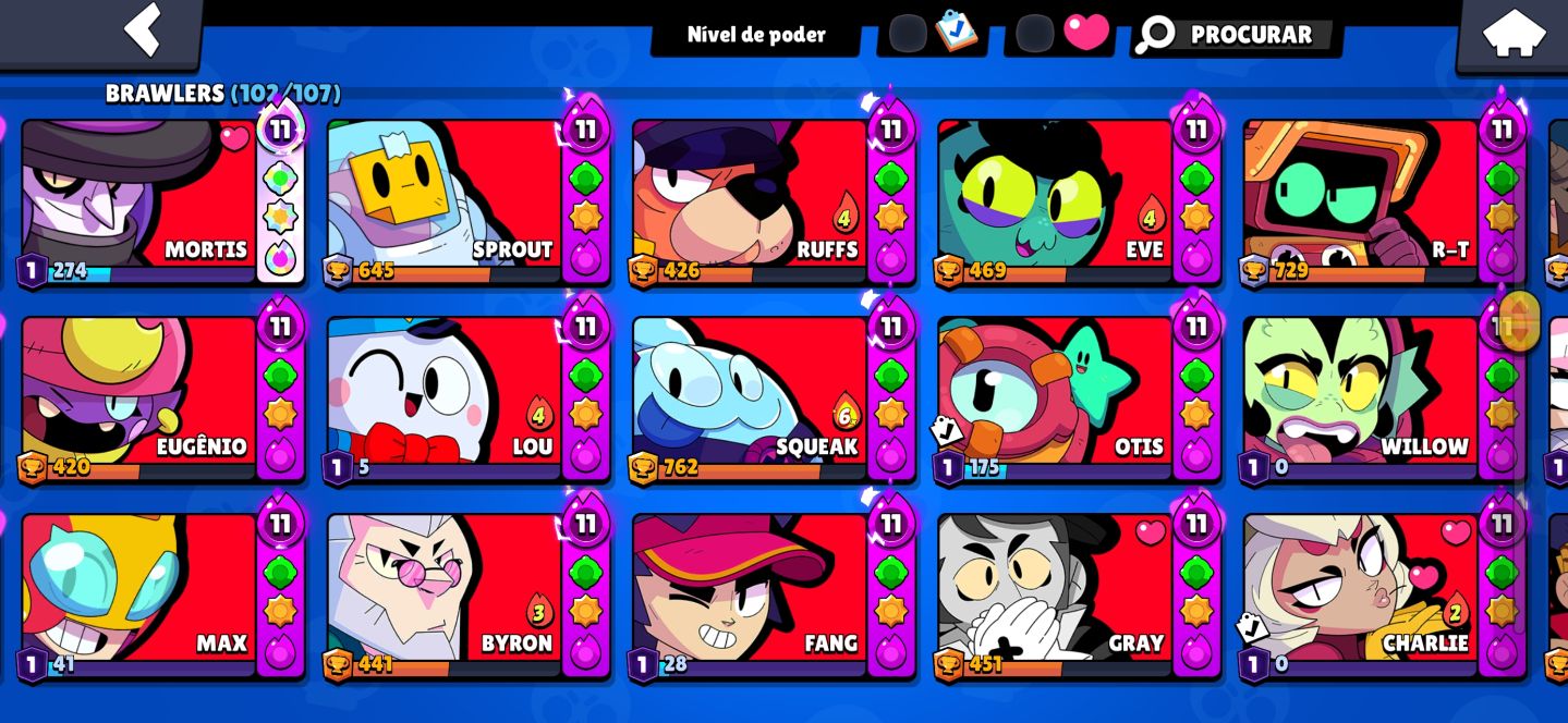 Conta de Brawl stars com ótimo preço!!