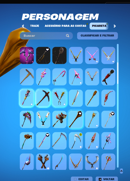 Conta de fortnite rara com pacotes raros e picareta leviatan full acesso