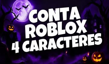 CONTA RARA ROBLOX COM NICK DE 4 DÍGITOS