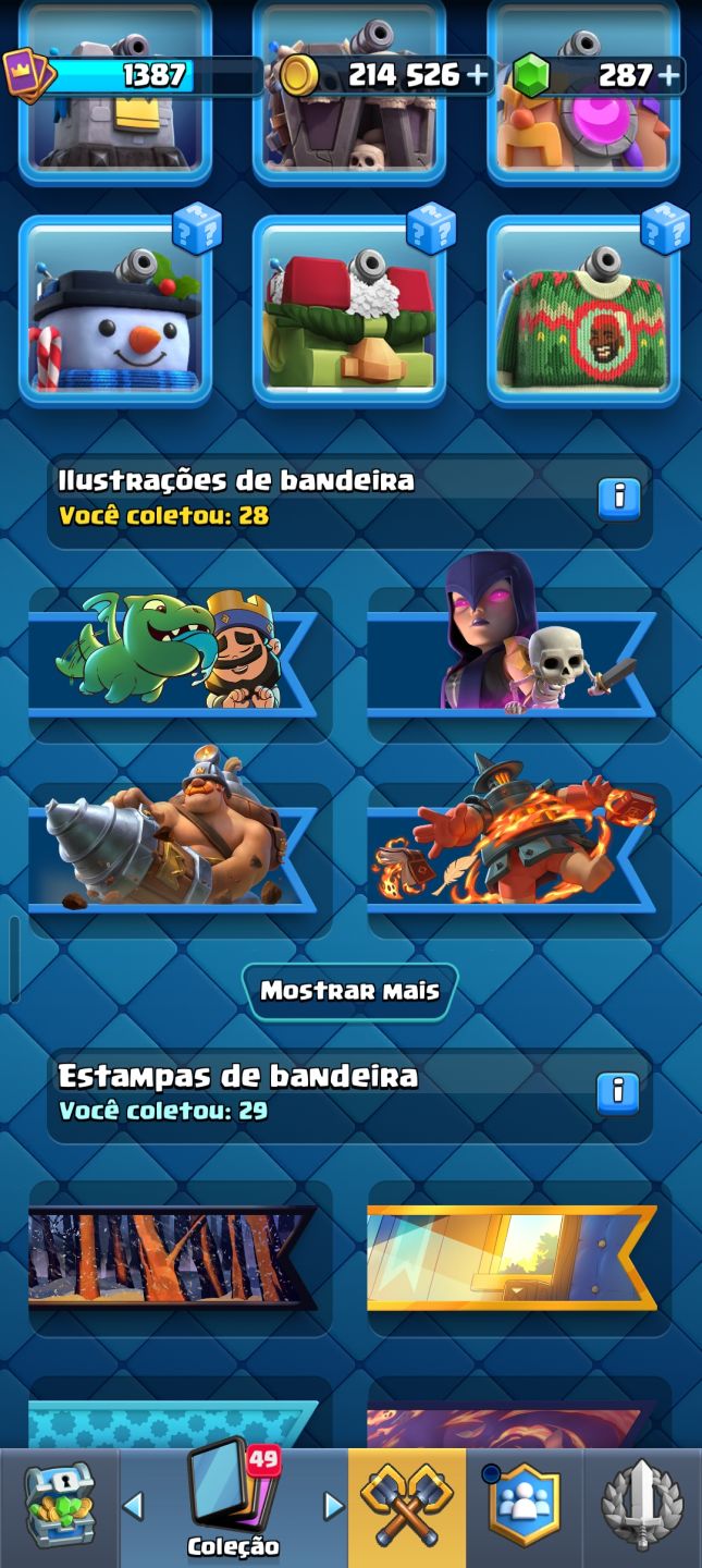 CONTA CLASH ROYALE 8,5K TROFÉUS/ ARENA 22/ DECK LVL 14+ / 5 EVOLUÇÕES