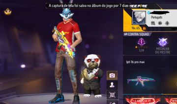 CONTA BRABA FREE FIRE, ANGELICAL ROXA + COELHÃO+MASCARA STEIKE E MUITO MAIS
