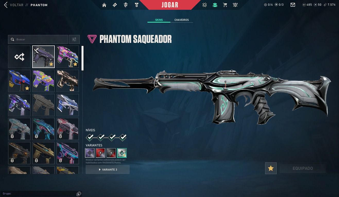 CONTA VALORANT Conta com ótimas skins e pronta para jogar!