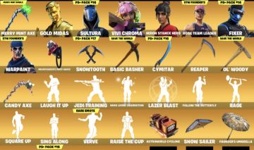 CONTA FULL TRY HARD 211 SKINS | MINTY | GOLD MIDAS | STW | LARA CROFT |