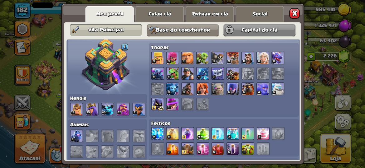 Brawl Stars 45k Troféus | Conta Antiga | Inclui Clash Royale + CoC