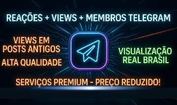Telegram, Seguidores Baratos de Alto Nível, Combos de Reações Positivas +Views.