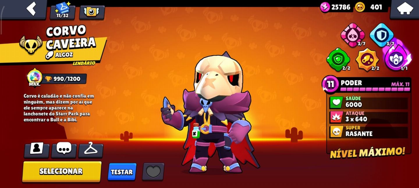 Conta Brawl Stars 42151 Troféus, 14 Lendários, conta criada em 2019!!!