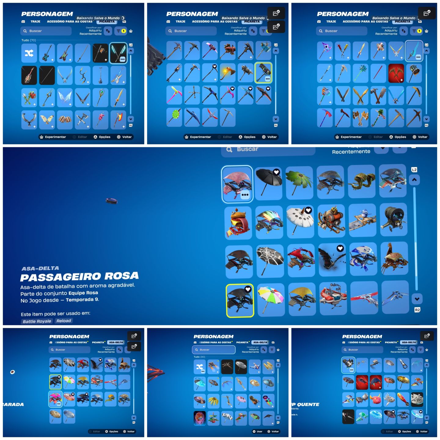 Conta de fortnite com salve o mundo fundador