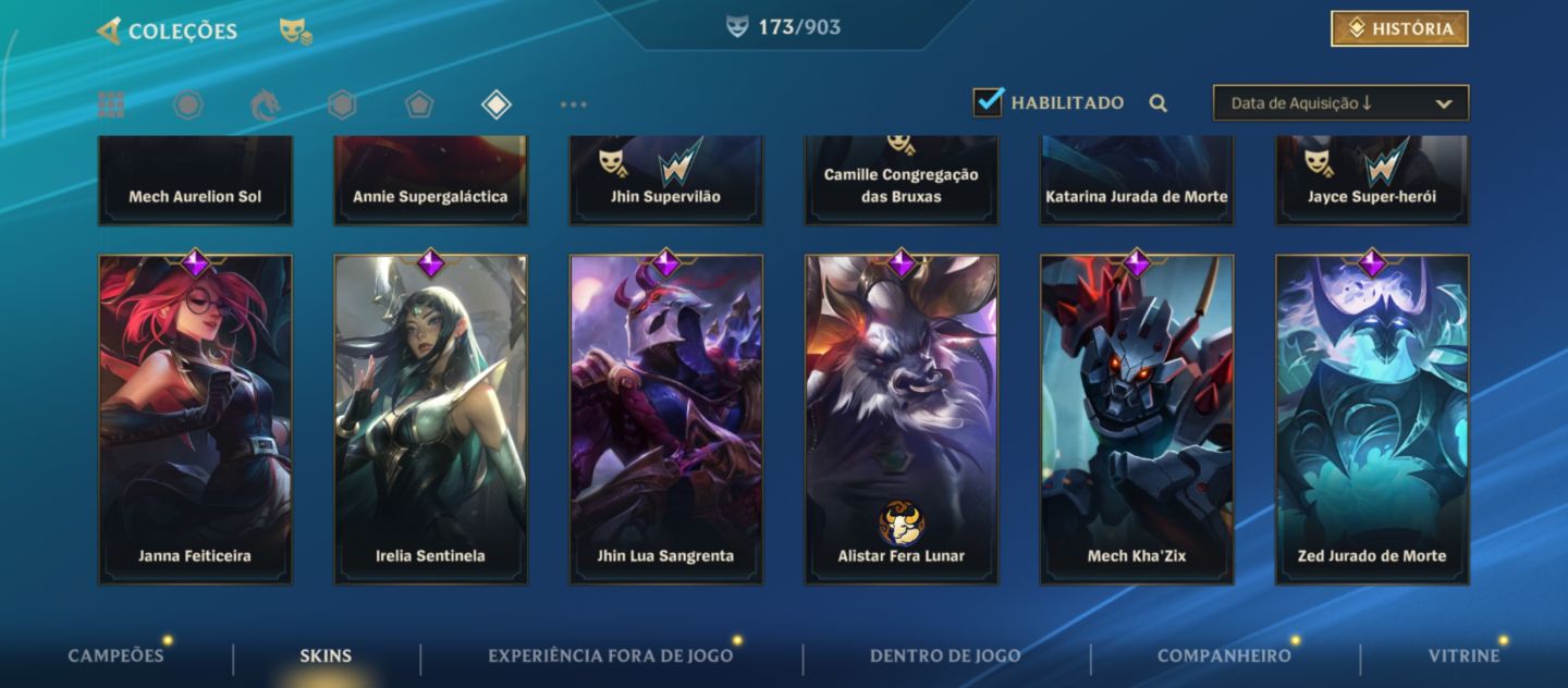 Conta Wild Rift