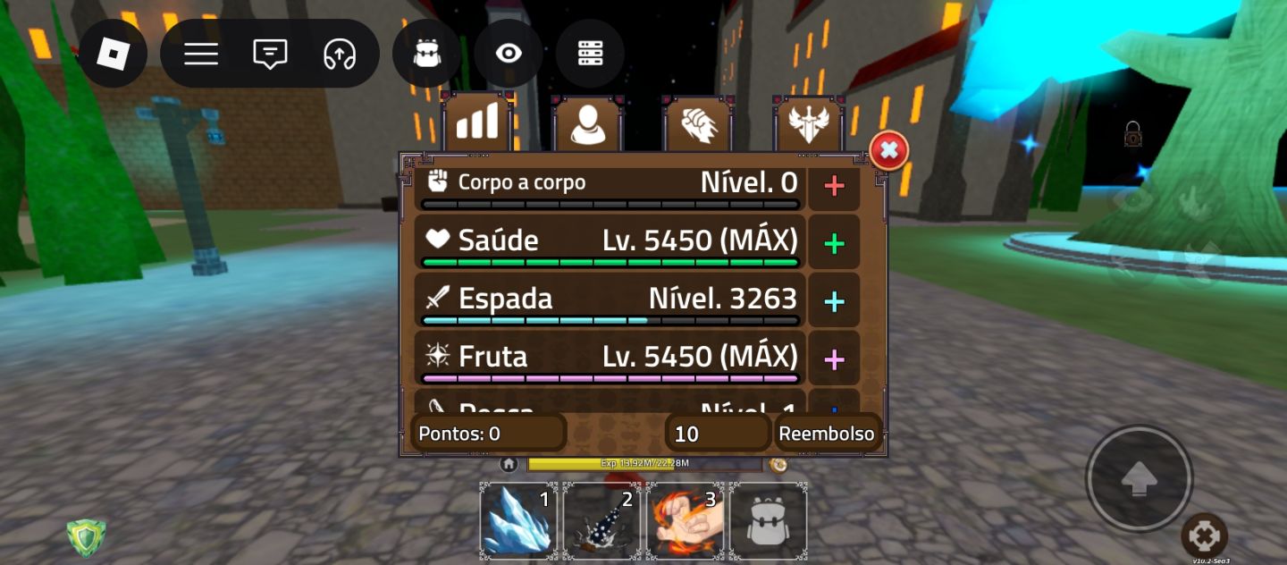 Conta de King legacy basica com vários frutas menos myticas e promoção