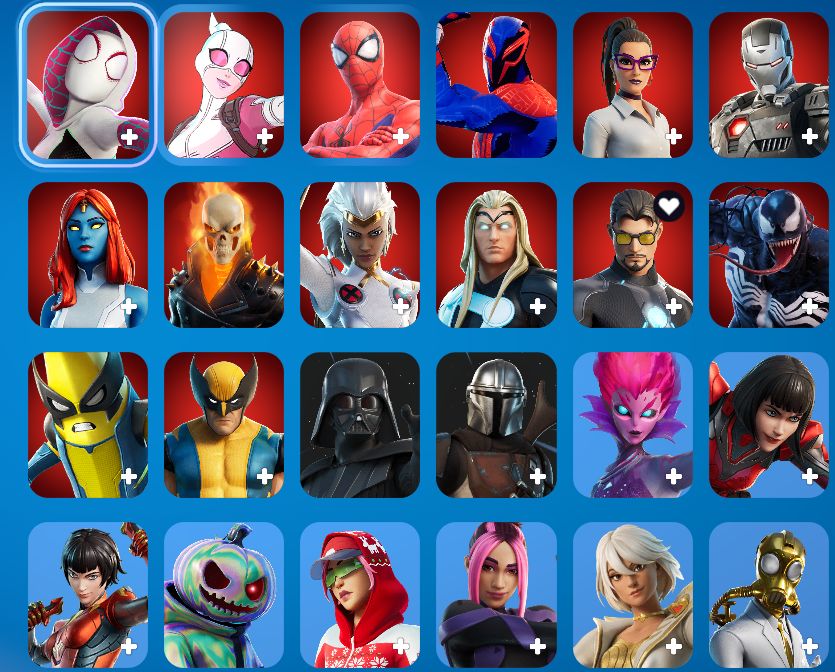CONTA FORTNITE COMPLETA 354 SKINS