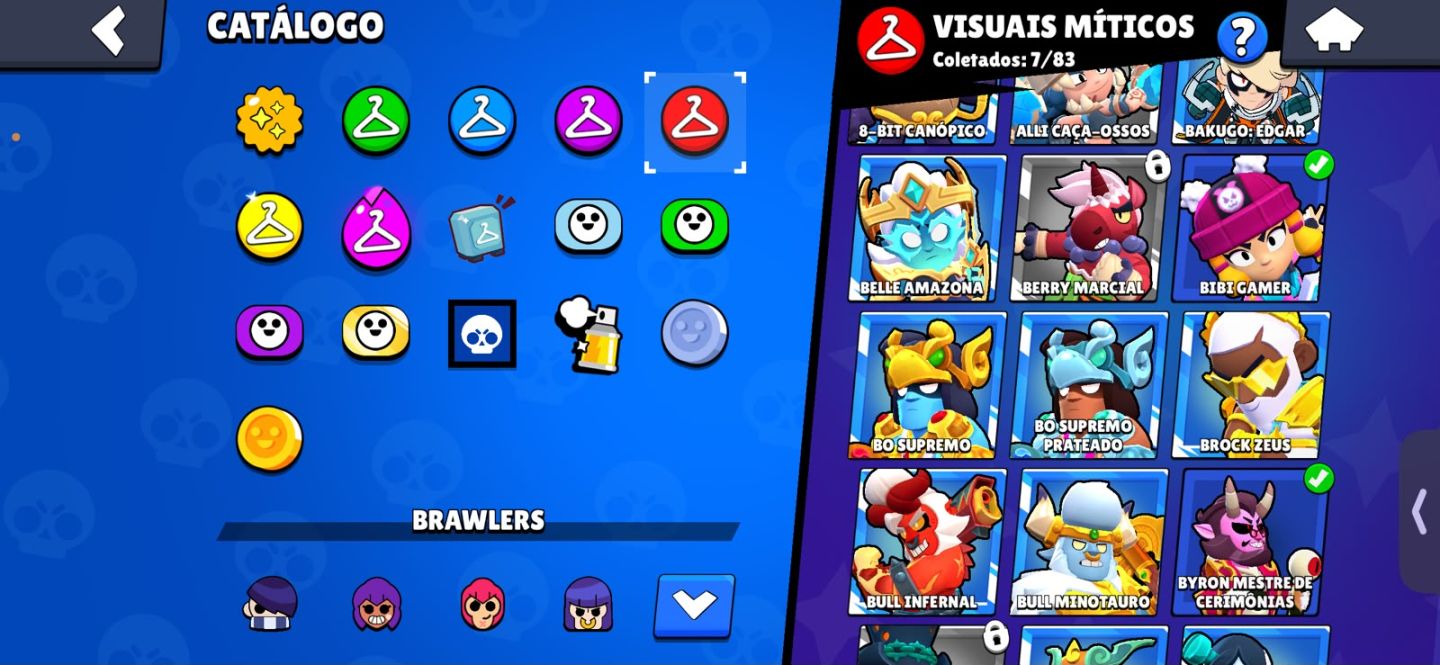 CONTA DE BRAWL STARS COM EDGAR PORTADOR DA LUZ