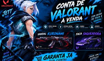 CONTA VALORANT LEVEL 120!!! FULL ACESS !!!!