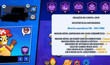 CONTA DE BRAWL STARS DE (2019) , (O PREÇO PODE SER Negociável))