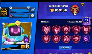 100K+ CONTA DE BRAWLSTARS 2018
