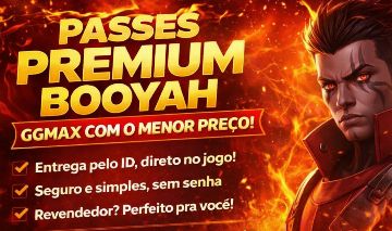PASSE DE ELITE BOOYAH FREE FIRE ENTREGA RÁPIDA! VIA ID SEM ADICIONAR 100%
