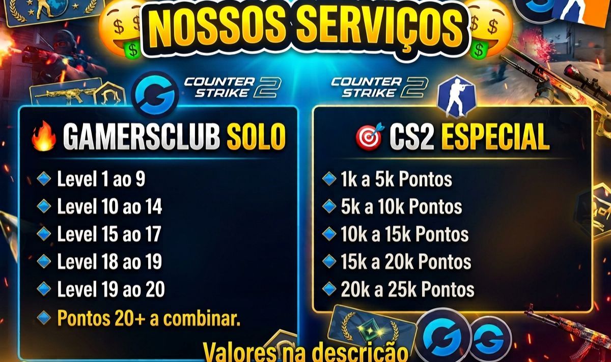 BOOST RANK CS2 - GC/PREMIER/BD