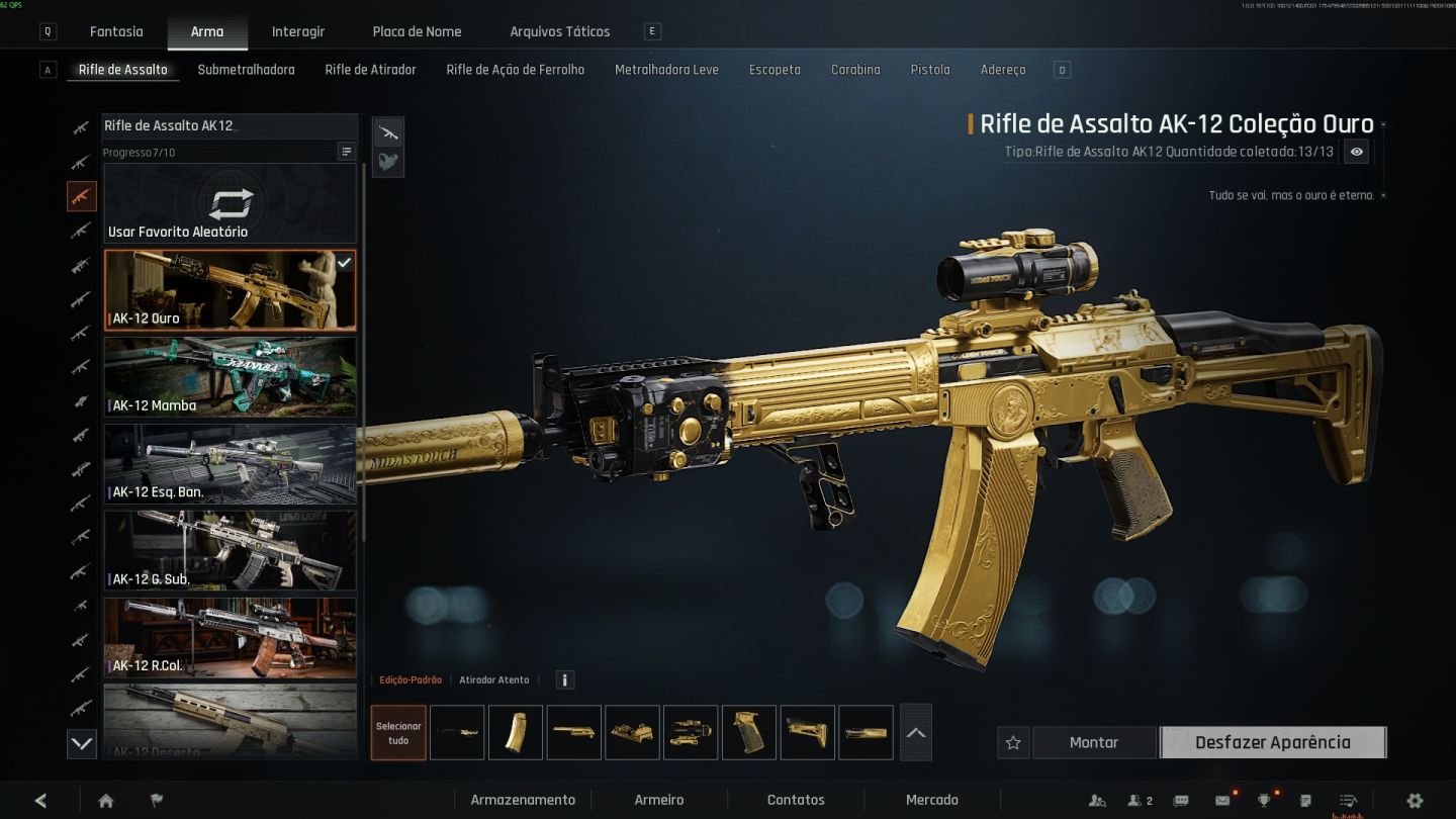 CONTA ARENA BREAKOUT 120M STASH, VARIAS SKINS PAGAS, BUTTERFLY E LUVA NEON!