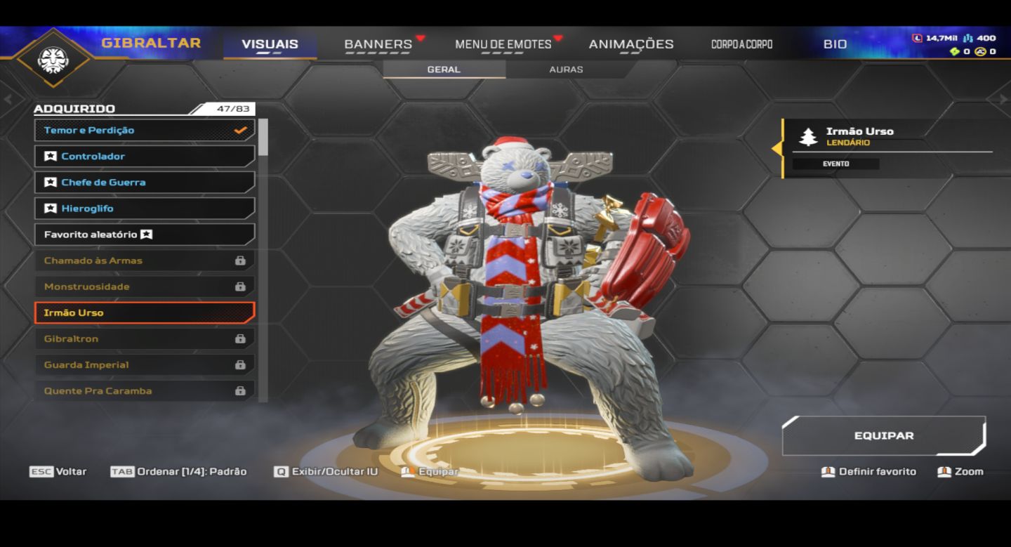 CONTA APEX LEGENDS