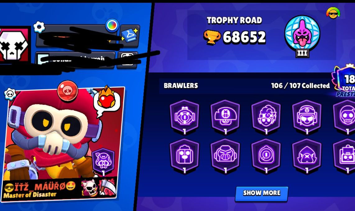 !!! Conta brawl stars á venda (detalhes na descrição)
