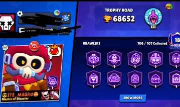 !!! Conta brawl stars á venda (detalhes na descrição)