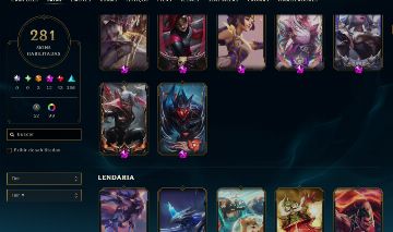 CONTA DE LOL LV 470 COM ZED GACHA PASSE ATUAL COMPRADO
