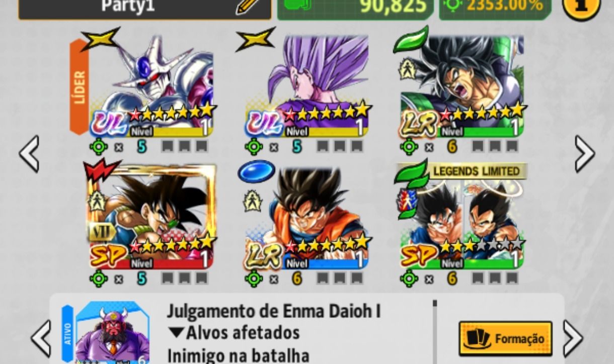 Conta Top Full Metas com 15K de Cristais
