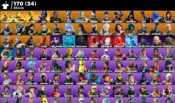 CONTA TRYHARD E OG|170 SKINS|PASSES RARO,PASSE MARVEL,EMOJIS RAROS|E MT +