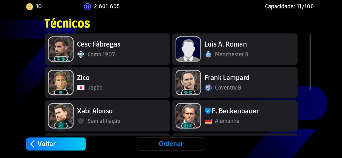 Conta efootball 3234, Ronaldinho Messi e Gabriel Magalhães big time