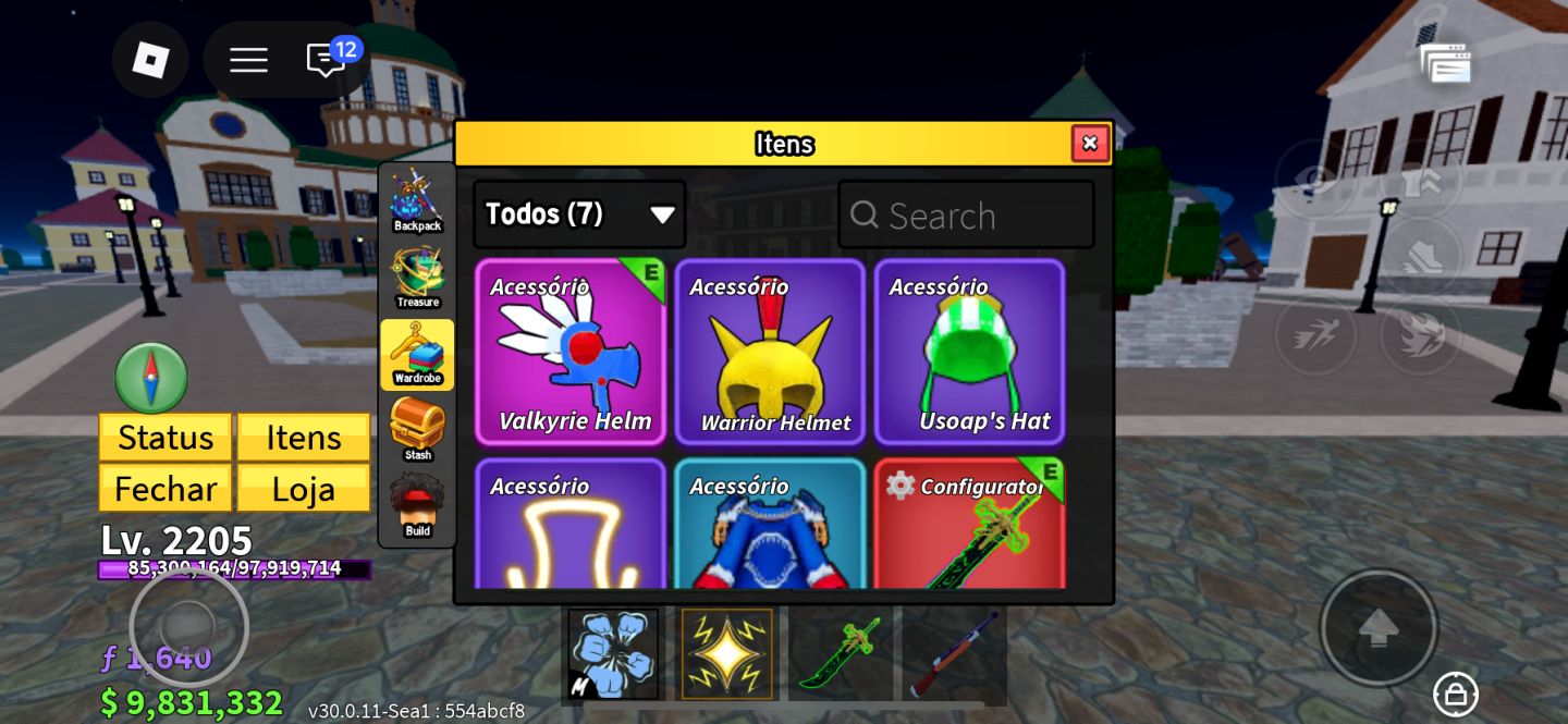 CONTA COM DARK BLADE - BLOX FRUITS - PROMOÇÃO!!