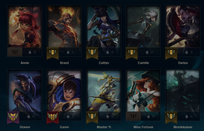 Conta lol Unranked level 33