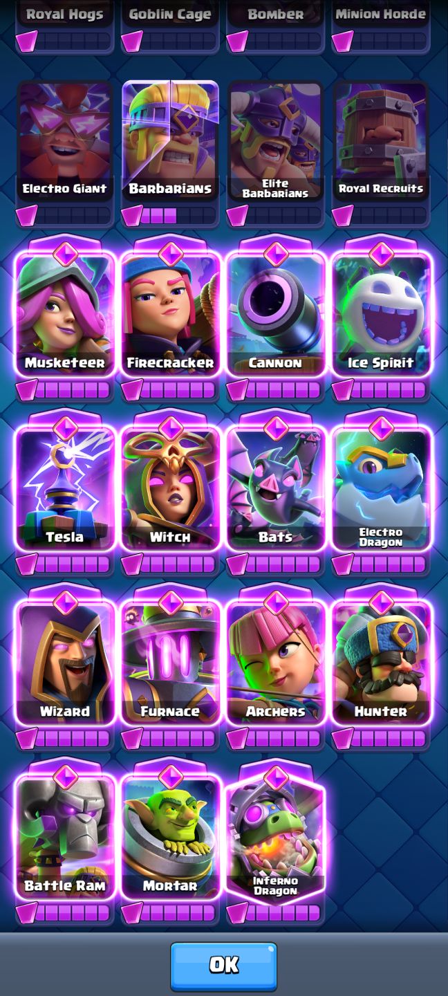 CONTA CLASH ROYALE | 13K TROFÉUS| DECK FULL 16