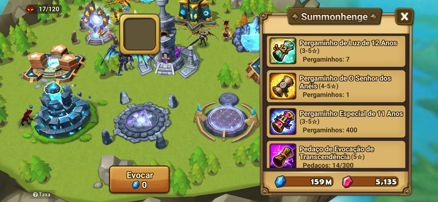 Lúcifer + Super Summonada com pergaminhos LD