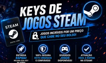 CHAVES/KEYS DE JOGOS STEAM ALEATÓRIOS | MAIS BARATO