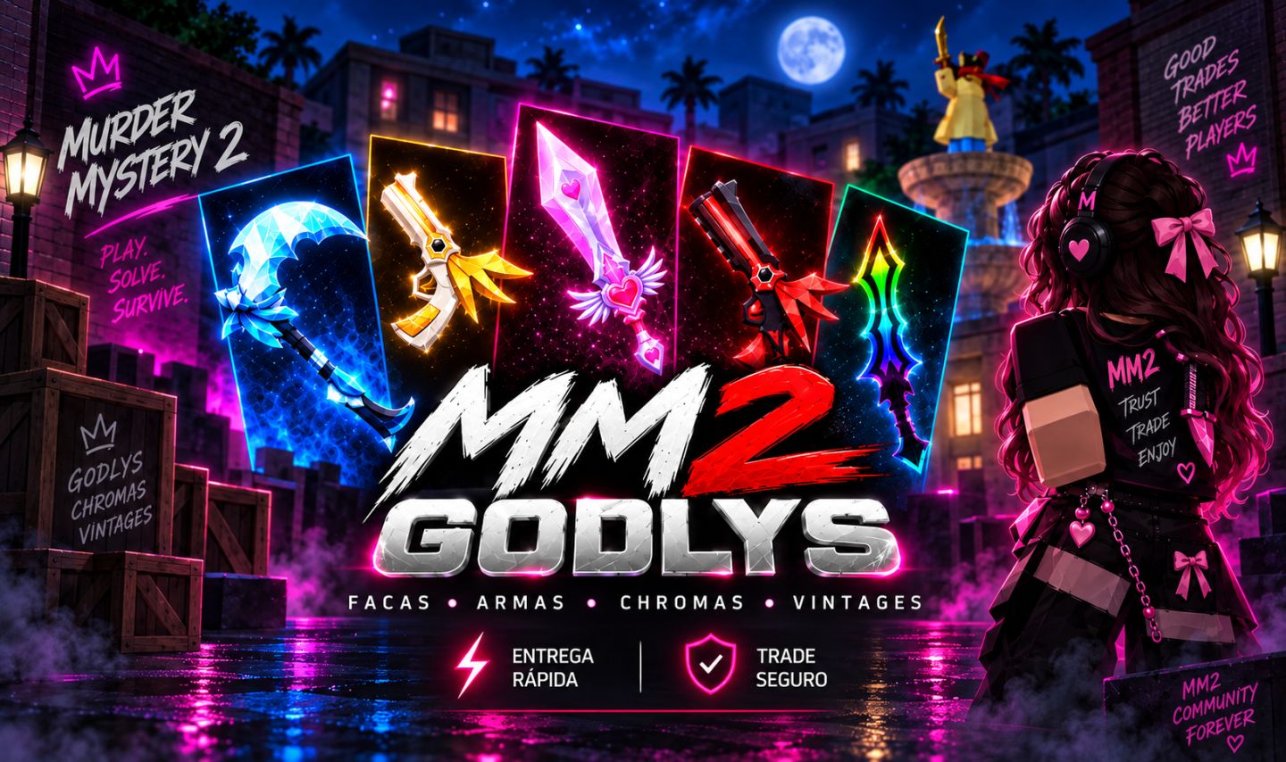 MM2 GODLYS | CHROMAS | FACAS E ARMAS | ENTREGA RÁPIDA