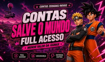 CONTAS FORTNITE SALVE O MUNDO (2017-2019) MENOR VALOR DA GGMAX | FULL ACESSO