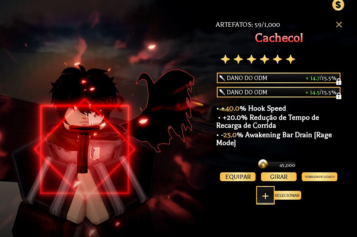 ITENS AOT REVOLUTION ENTREGA RÁPIDA 100% SEGURA FAMILIA FRITZ E HELOS.