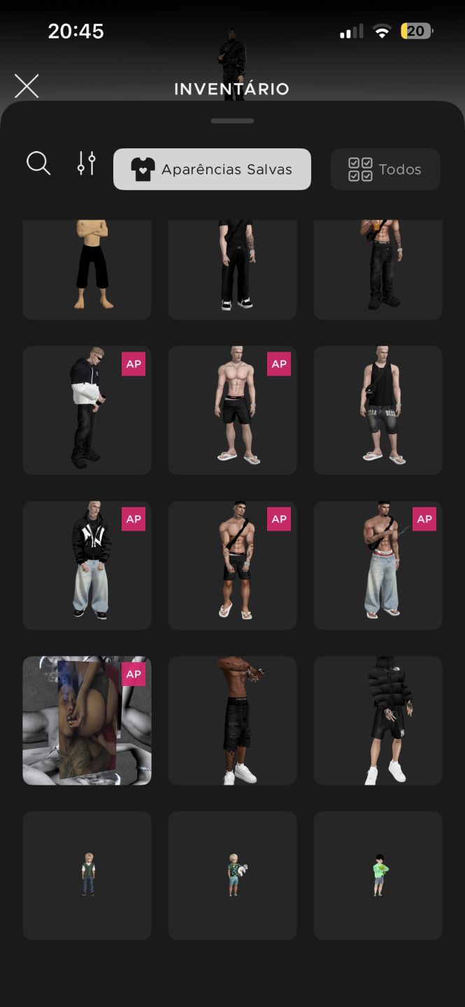 CONTA MASC IMVU AP + AGE